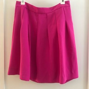 J.Crew Pleated Crepe Skirt